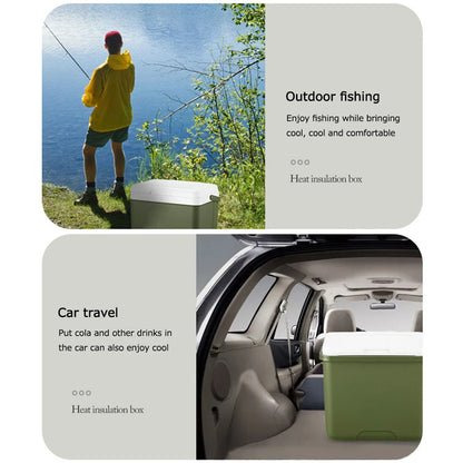13/6L Camping Ice Box Outdoor Fridge Cooler 18L Large Capacity Portable Ice Bucket Incubator Refrigerator Car Fresh-Keeping