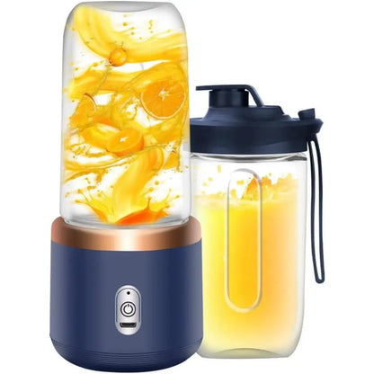 Personal Blender for Shakes Smoothies, 400ml Portable 2 Cups with Lids High-Speed Mixer for Juices Kitchen tools Baby Food