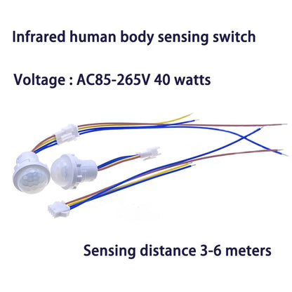Motion Sensor 85-265V 110V 220V Smart Switch Sensor Pir Infrared Motion Sensor Smart Home Human Body Automatic Sensor Night Lamp