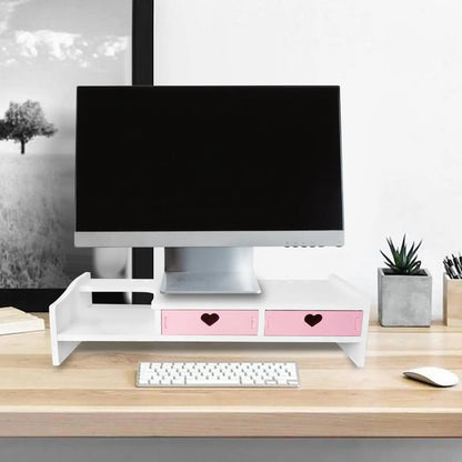 Monitor Stand Riser Computer Workstation Organizer Computer Heightened Shelf