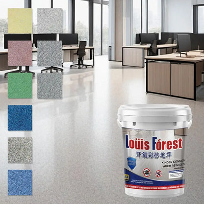 High-Gloss Marble Effect Epoxy Floor Coating, Louis Paint, Floor Garage Waterproof Paint, Floor Forest Epoxy Paint, Floor E3Q1