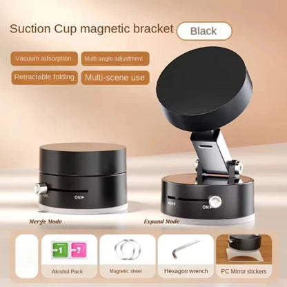 Magnetic Car Mount Strong Magnetic 360° Rotation Foldable Phone Holder For Cell Phone For iPhone 16 15 14 13 12 Live Streaming ﻿