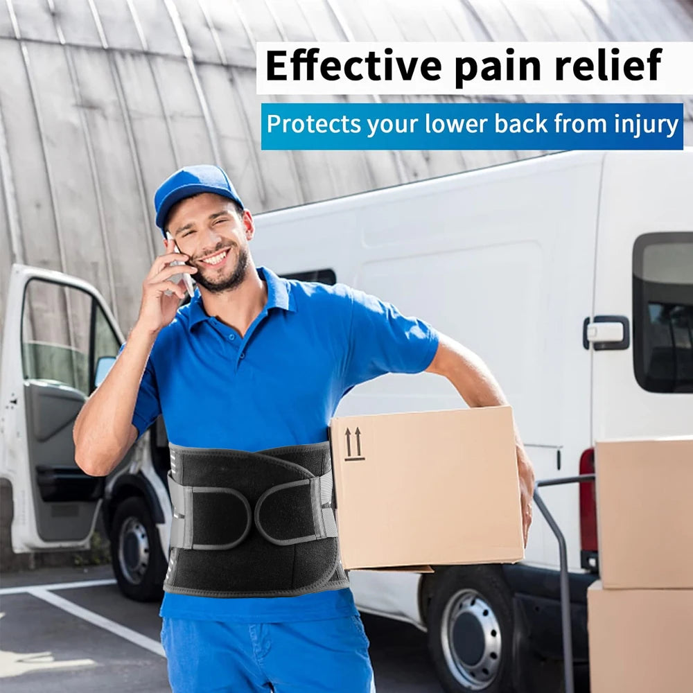 1PCS Back Brace for Lower Back Pain - Backs Support Belt for Women Man,Relieve Waist Pain,Improve Posture with Comfort Back Pain