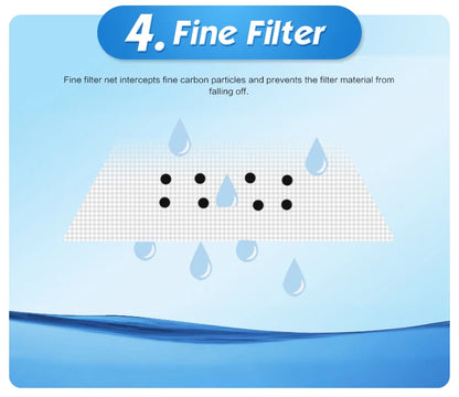 Water Purifier, Household Kitchen Activated Carbon Water Filter, Portable Water Purifier, Tap Water Filter, Kitchen Tool, Water