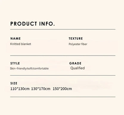 Bohemian Blanket Soft Sofa Cover Summer Blanket Office Nap Blankets Air Conditioning Blankets Knit Blanket For Travel