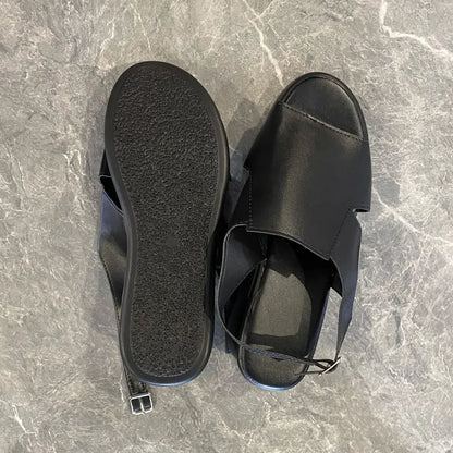 1pc New Fashion Breathable Summer Comfortable Ladies Platform Sandals Wedges Sandals High Heel For Women