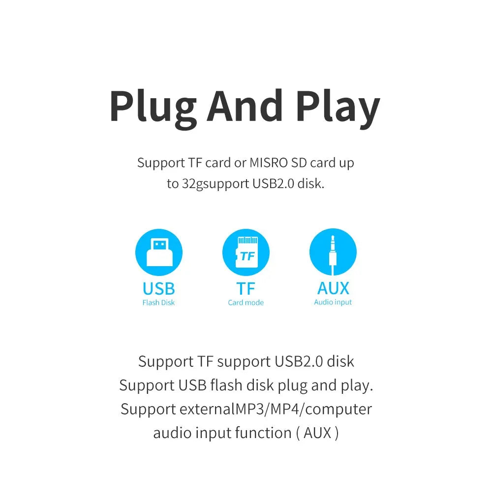 Bluetooth Speaker TG517 Portable Mini Wireless Soundbar for Outdoor Indoor Loudspeaker Support TF Card FM Radio IPX5 Waterproof