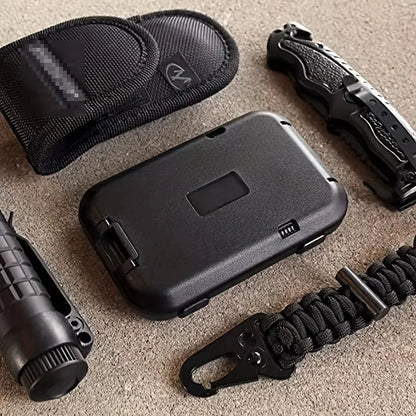 Slim Wallet RFID Blocking Wallet For Men Removable Money Metal Wallet With Money Clip For Men Crush Resistant