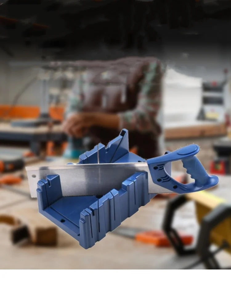 Multifunctional Woodworking Miter Saw Box Miter Saw Holder Saw Storage 45/22.5/90° Plastic Saw Box Medium Miter Saw Cabinet