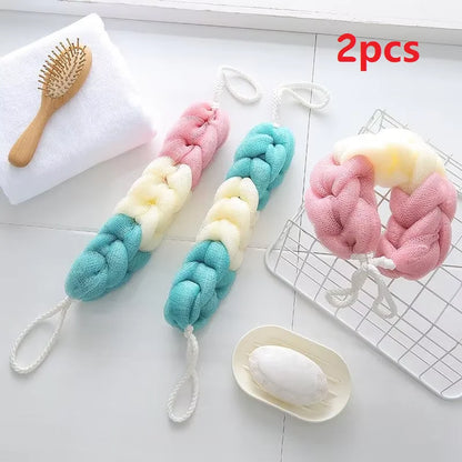 Colour Block Bath Balls Bath Strips Bath Towels Adult Back Rubbing Bath Towels Mud Rubbing Bath Towels Foam Mesh