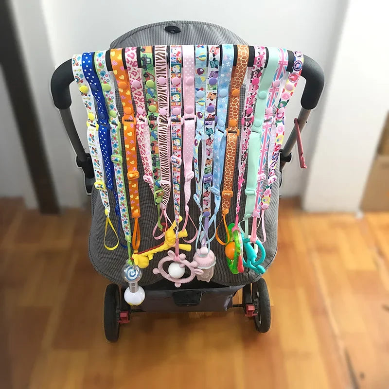 Baby Anti-Drop Hanger Belt Holder Toys Stroller Strap Fixed Car Pacifier Chain High Quality for Baby Supplies