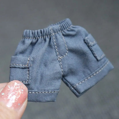 Fashion Doll Accessories For 1/11OB11 Dolls Dolls Wear Shorts Doll Clothes Doll Pocket Shorts Doll Jeans Shorts