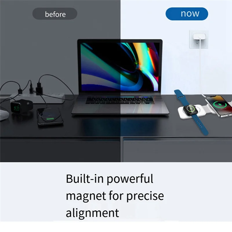 Especial 15W 10-In-1 Fast Charging Dock Station Wireless Charger For Iphone 14 13 12 Pro Max 8 7 Fast Charging Dock Station Whit