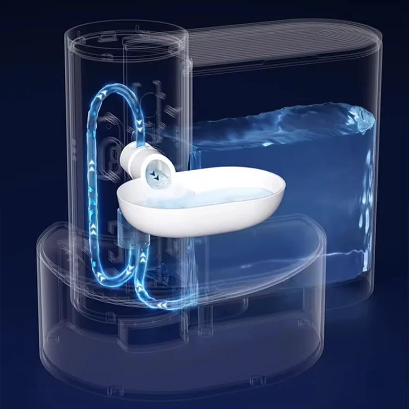 CE Pouring Cat Water Dispenser Flowing Water Charging Automatic Water Feeder Pet Dog Water Dispenser Pet Water Dispenser