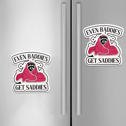 Cute Raccoon Fridge Magnets Funny Animal Quotes Refrigerator Magnetic Stickers Kitchen Accessories DIY Home Decor Gift