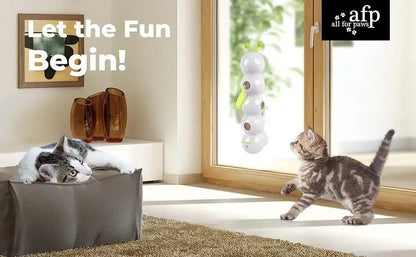 Intelligent Sensing Cat Toy Interactive Cat Stick, Durable, Automatic Swinging, Self-entertainment and Stress-relieving Wonder