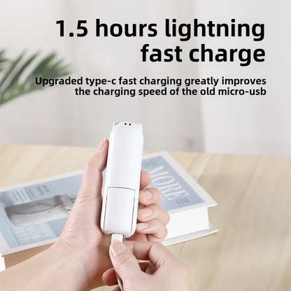 New Portable Handheld Fan Mini Handheld Fan with USB Rechargeable and Adjustable Speed Suitable for Indoor and Outdoor Use