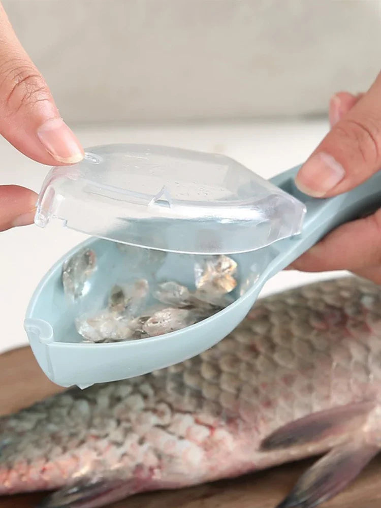 Seafood Tool Fish Scale Remover Fish Scales Scraper Cutter Scraper Cleaning Tool Scraping Scales Device Kitchen Practical Gadget