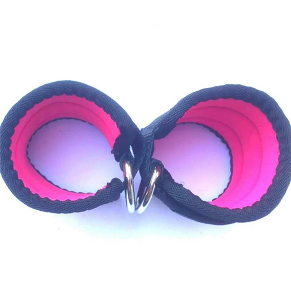 D-Ring Ankle Anchor Strap Belt Leg Strap Lifting Fitness Exercise Band Gym Cable Attachment Thigh Elastic Fitness Resistencia