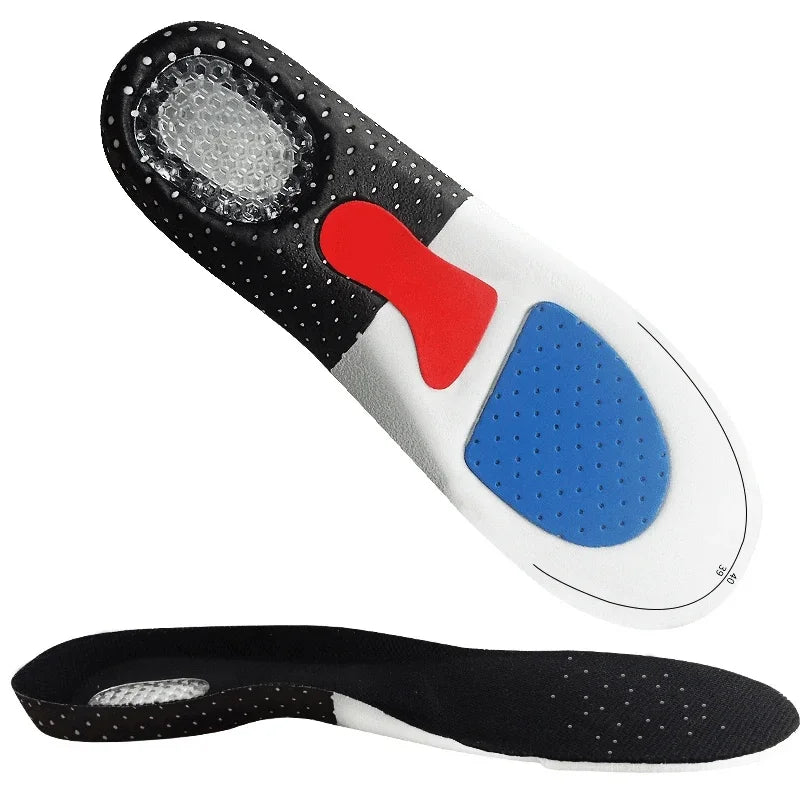 Silicone Sports Insole Arch Support Sports Insole Running Gel Insole Insert Buffer, MEN'S AND WOMEN'S Sports Insole
