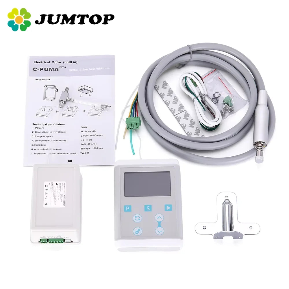 Dental Brushless Electric Micro Motor System LED Illumination Built-in Installation Inner Channel Spray Dentistry Tools