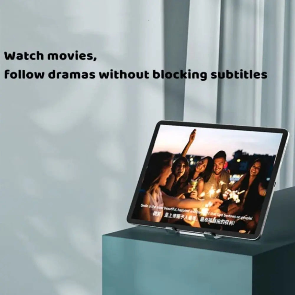 Portable Lazy Tablet Holder Foldable Creative Desktop Aluminium Phone Holder Folding Tablet Stands Tablet Accessories