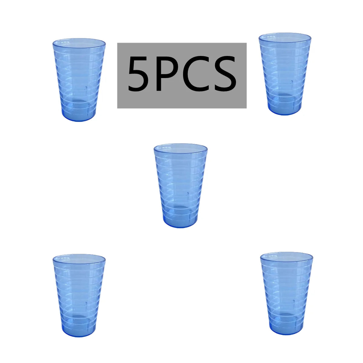 5pcs Cup plastic cup plastic cups water glass water cup water glass set water goblet