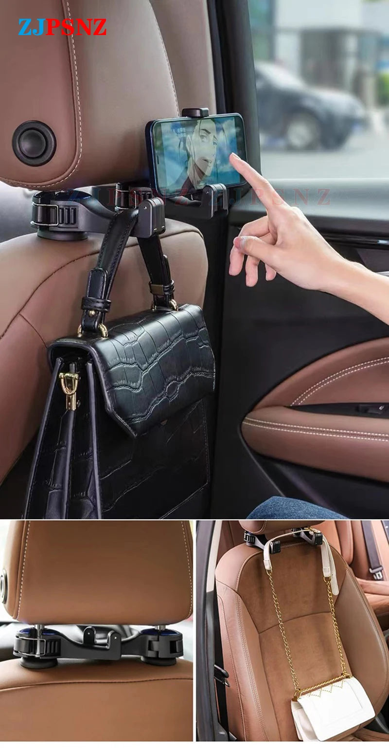 Car Seat Hooks Seat Back Hanger Hook Phone Car Holder Car Auto Headrest Hooks For Purse Car Auto Seat Hooks Storage Seat Hooks