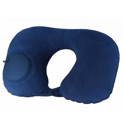 Inflatable Travel Neck Pillow U-shaped Cervical Orthopedic Protection Pillow Outdoor Portable Foldable Pillow Travel Essentials