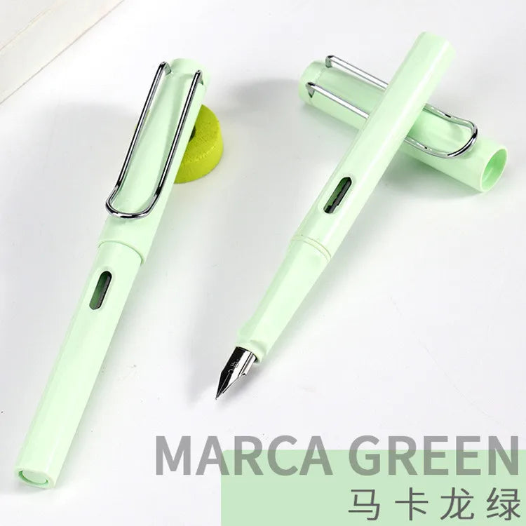 1PC 0.5mm Clear Pointed Writing Practice Pen Student Standing Pen Stationery Student Supplies Pen and Ink Student Supplies