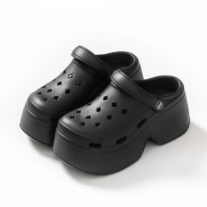 Chunky Platform Clogs Shoes for Women Thick Bottom Non Slip Beach Sandals Woman Summer Fashion Wedges EVA Sandals Slippers