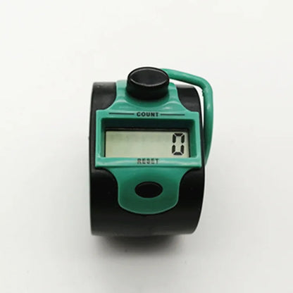 Electronic 5 Digit Number Counters Plastic Shell Hand Finger Display Manual Counting Tally Clicker Timer Soccer Golf Counter