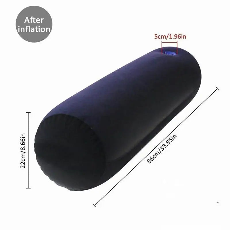 Portable Inflatable Pillow Multifunctional Body Pillow Cushion Positions Support Air Cushion Outdoor Travel Triangular Pillow