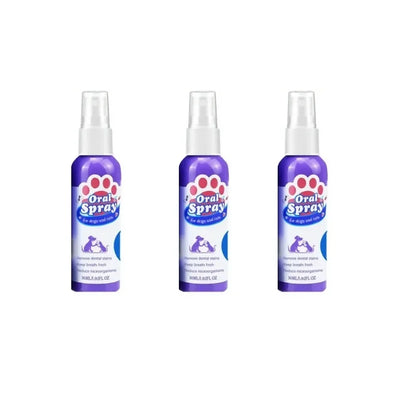 Pet Teeth Cleaning Spray Oral Care Remove Tooth Stains Keep Fresh Breath for Cats and Dogs Whitening  Remove bad breath
