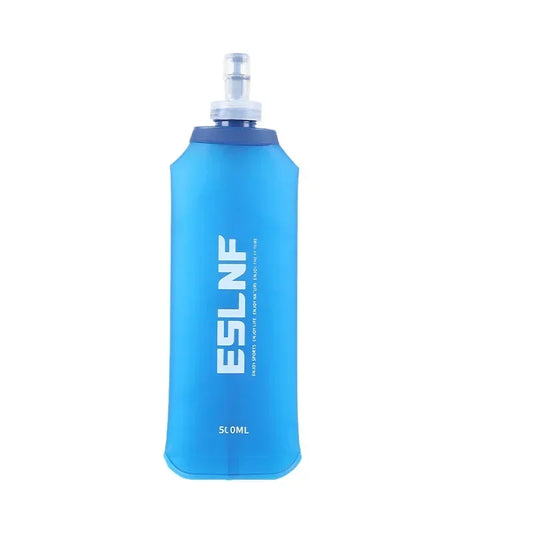 500ml Outdoor Sport Camping Running Sport Bicycle Soft Water Bottle Folding TPU Soft Flask Water Bag
