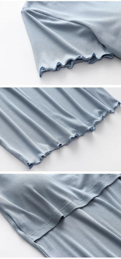 Maternity Nursing Sleepwear Clothes Set Breastfeeding Nightwear for Pregnant Women Pregnancy Breast Feeding Pajamas Suits