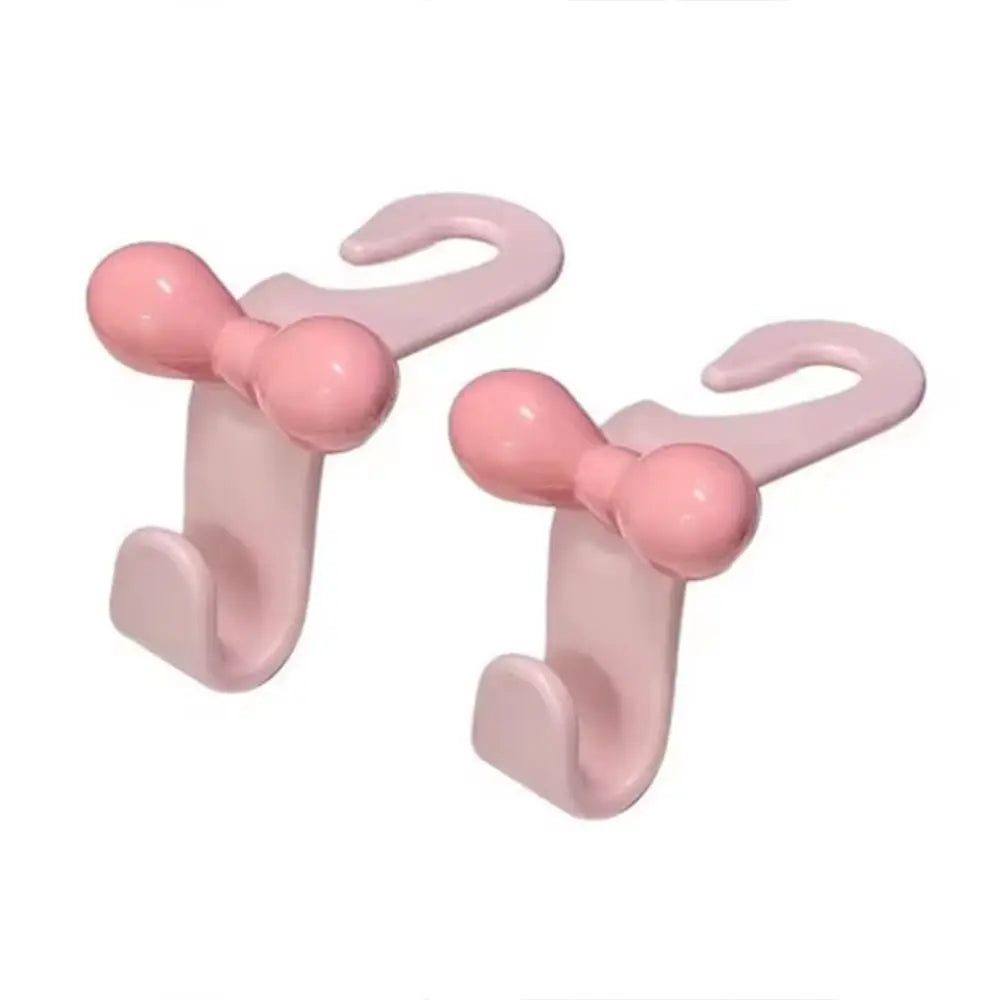 Exquisite Bowknot Car Seat Back Hook Multi-functional Sundries Back Storage Hook Durable Seat Back Hanger