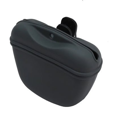 Silicone Dog Treat Bag Outdoor Feeder Puppy Snack Pouch Food Reward Storage Bag Pet Portable Dog Training Waist Bag