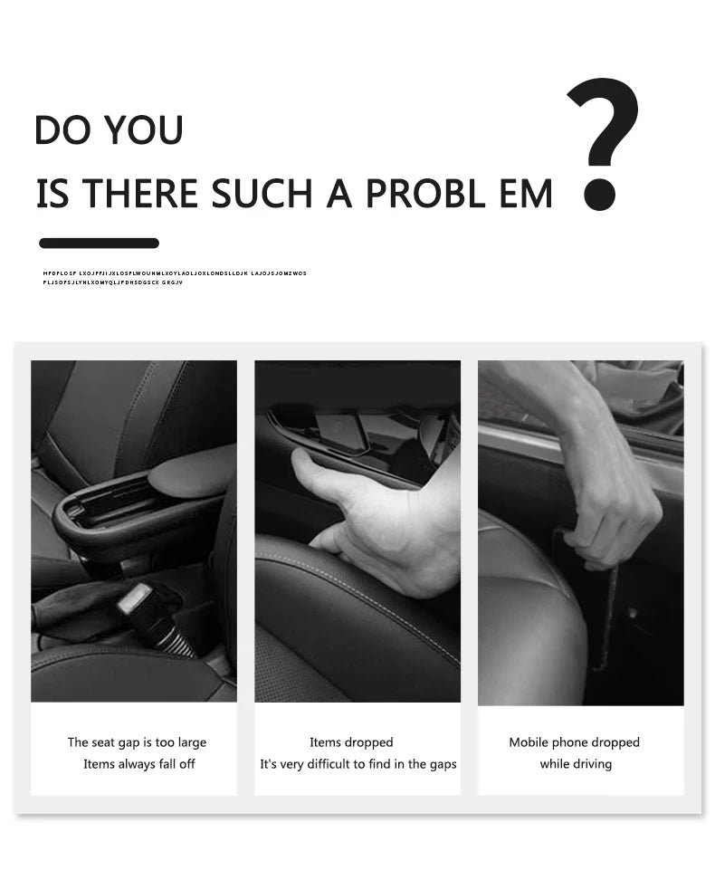 2pcs Car Seat Gap Filler Organizer Waterproof Car Seat Gap Plug Strip with 2 Grooves Seat Gap Storage Auto Interior Accessories