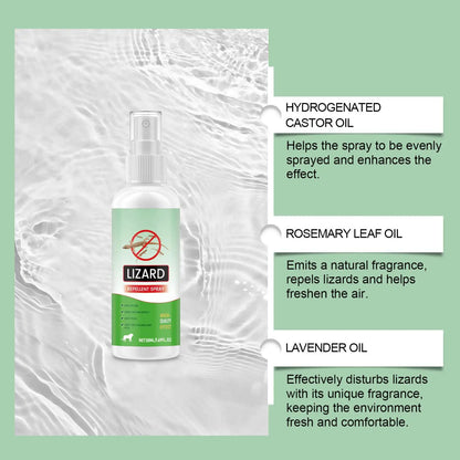 Repellents for House Gecko Spray 50ml Natural Lizard Repellents Powerful Reptile Deterrents Pet Safe Repel Repeller for Ants