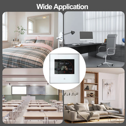WiFi Smart Thermostat Temperature Controller Weekly Programmable Touch Control/ Mobile APP/ Voice Control for Alexa/ Home