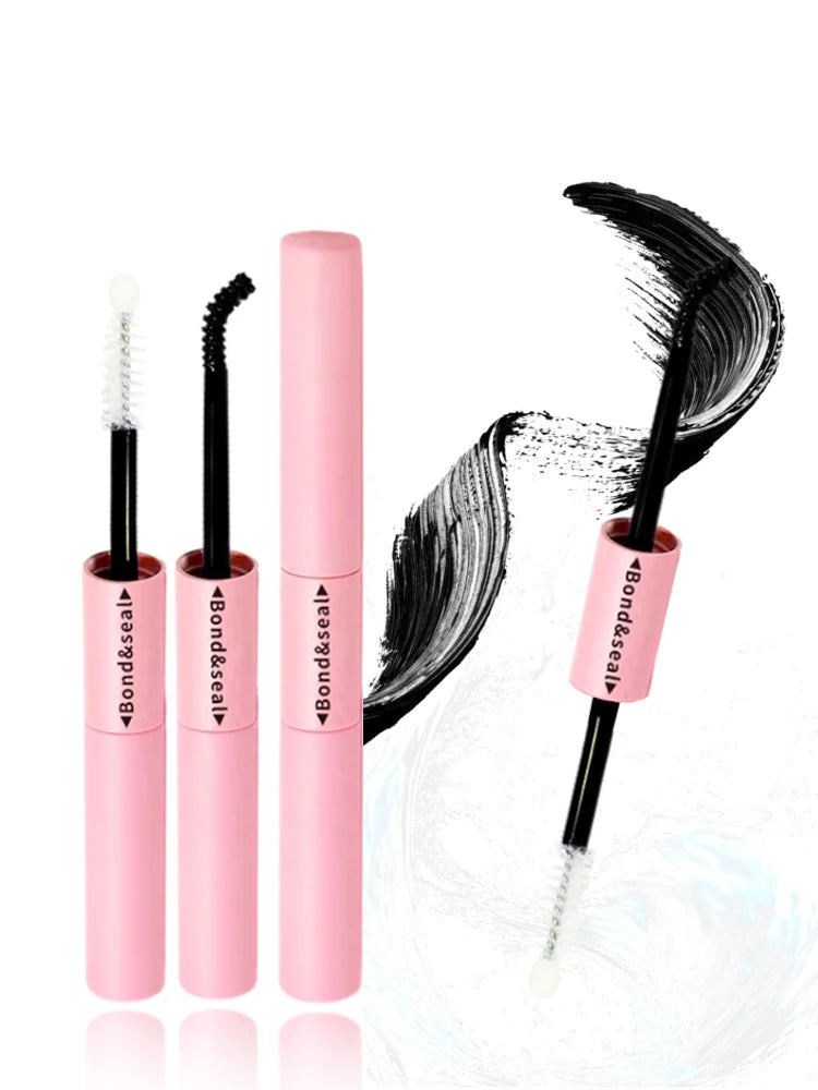 Lash Bond and Seal Glue 2 in 1 for Cluster Lashes, Lash Bond and Seal Super Strong Hold, Latex Free, Waterproof, Lash Glue