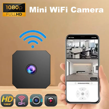 Smart Security Camera Mini Outdoor 1080P WiFi Night Vision Human Detection 2-Way Audio Cloud/SD Storage Camara Espia Smart Home