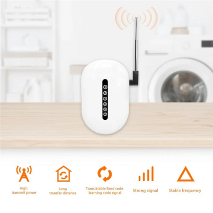 Signal Repeater Wireless Extender 433Mhz Long Range Booster Barrier-Free Through Walls For Home Alarm Security