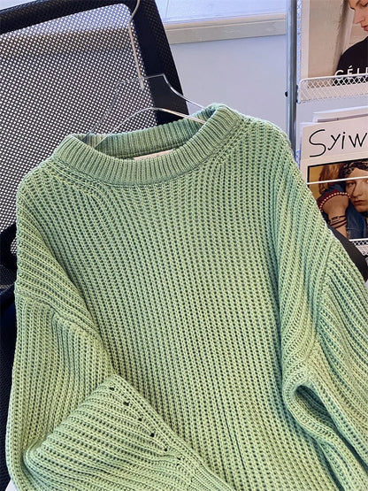 Syiwidii Oversized Sweaters for Women Knit Pullover Spring Autumn Winter Long Sleeve Causal Fashion Elegant Ladies Loose Jumpers