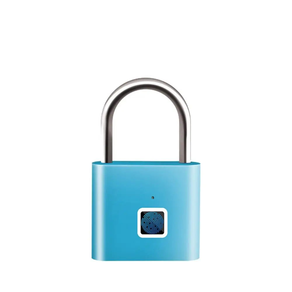 Portable Keyless Fingerprint Lock Waterproof Anti-theft Smart Padlock Zinc Alloy Intelligent Safety Electronic Door Lock Cabinet