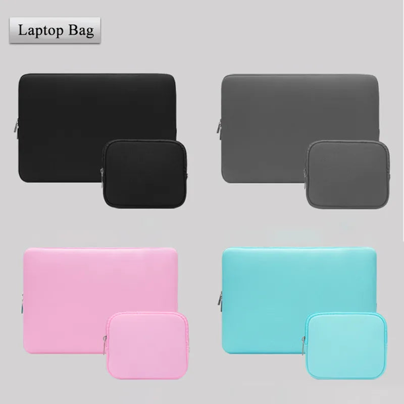 Laptop Bag 15.6-6 Inch Laptop Case Soft Computer Bag Office Travel Business for Macbook Air Pro Xiaomi MateBook HP Dell