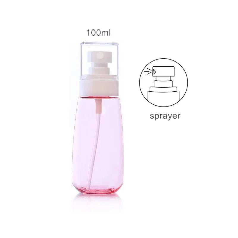30ml 60ml 100ml UPG Fine Mist Spray Bottle Plastic Bottl Lotion Pump Travel Perfume Water Bottles Refill