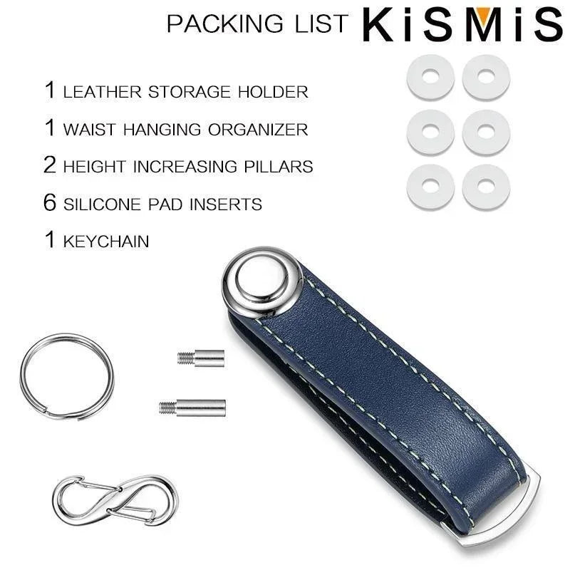 Car Key Pouch Storage Case Wallet Holder Keyring Collector Organizer Keychain Multifunctional Folding Pocket Keyholde