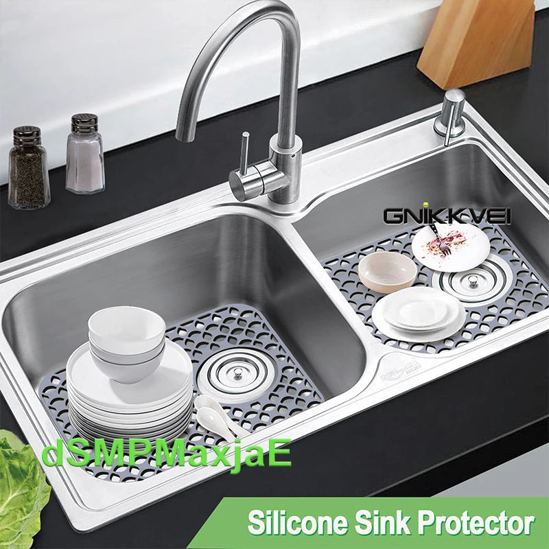 Silicone Sink Mat,Kitchen Sink Mats Grid Accessory,Non-slip Sink Protector for Kitchen Bottom of Farmhouse Porcelain Sink